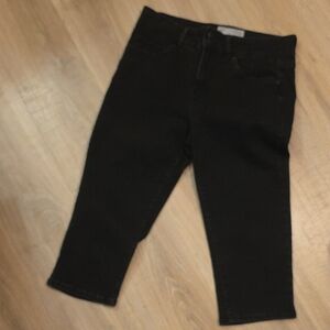 Royalty For Me Black High Rise Crop Jeans